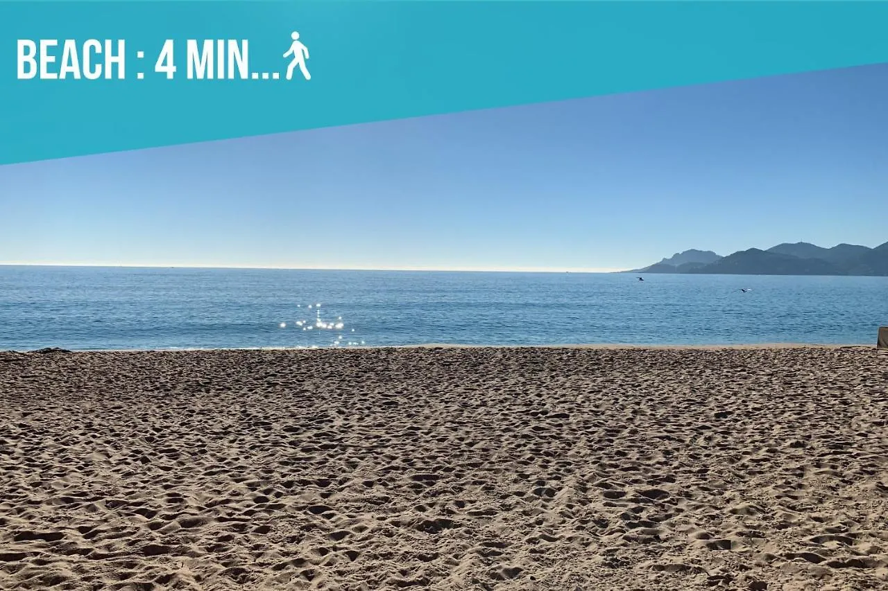 Duplex : Plage 300M, Clim, Netflix Cannes Apartment