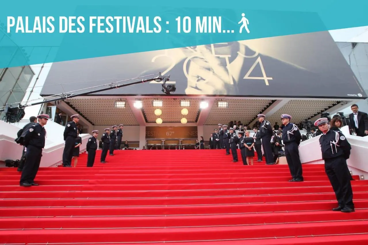 Duplex : Plage 300M, Clim, Netflix Cannes